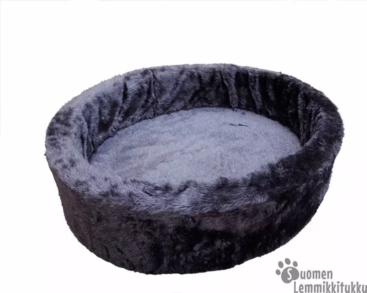 Koiranpeti, reunallinen, harmaa - Koiran pedit - 38953 - 1