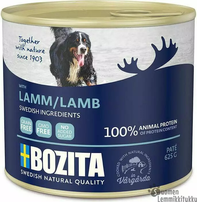 Bozita Lammas pate viljaton 625g - Koiran märkäruoka - 41323 - 1