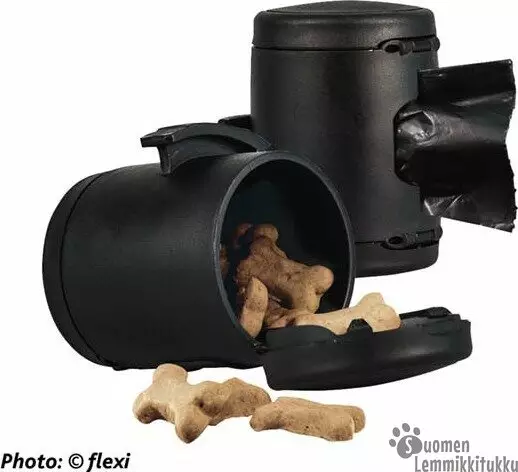 Multibox, ø 5 × 7 cm, 1 rulla x 20 pussia, musta - Koiran kelataluttimet - 39763 - 1