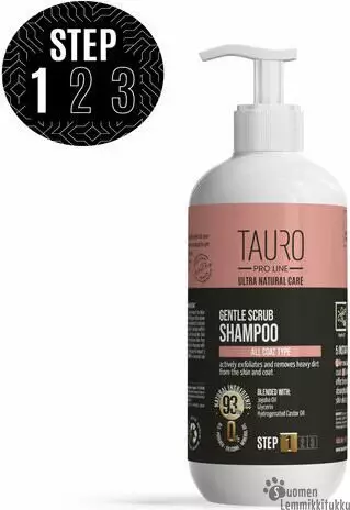 Tauro ProLine Gentle Scrub shampoo 400ml - Koiran shampoot - 42763 - 1