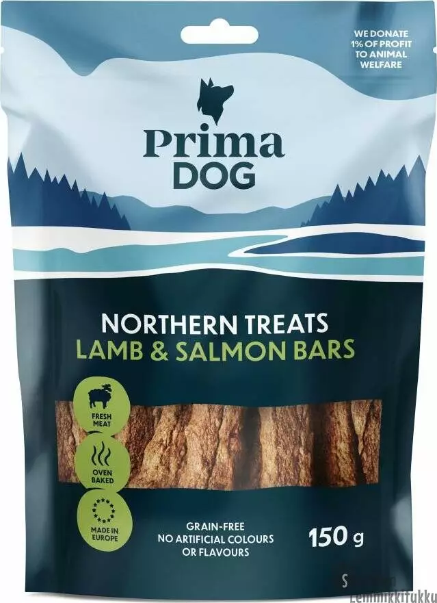 PrimaDog Lammas-lohitanko 150g - Pehmeät puruherkut koiralle - 41713 - 1