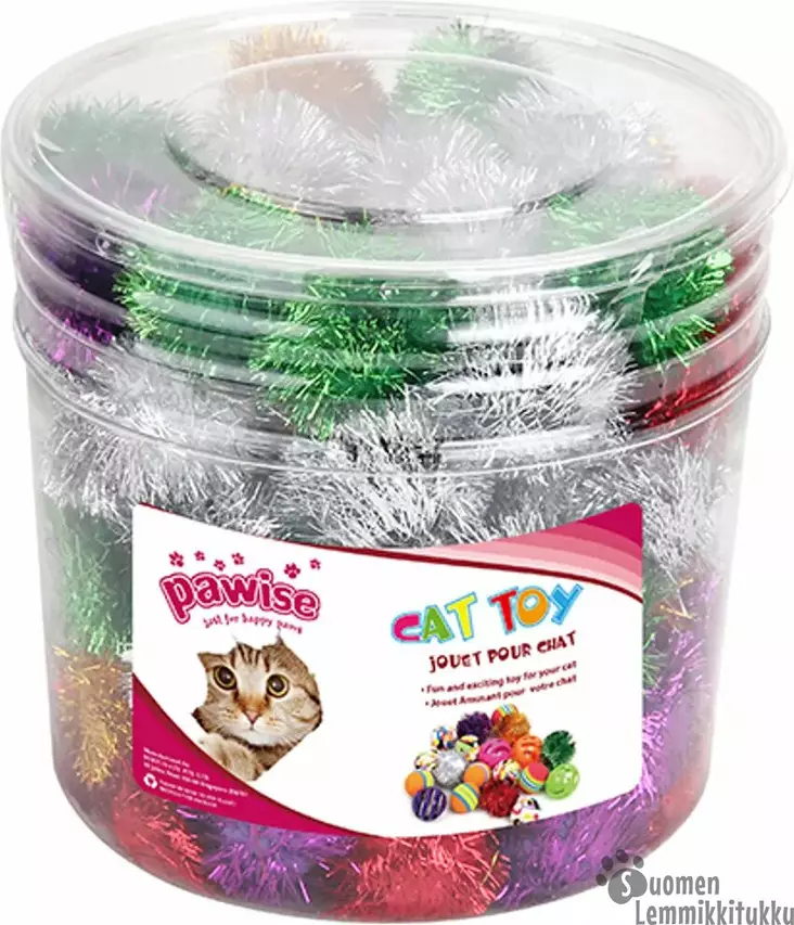 Pawise Pom Pom pehmopallo - Kissan pallot - 42573 - 1