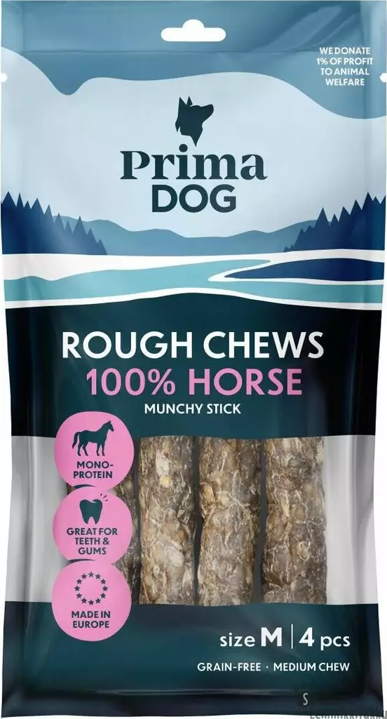 Rough Chews Hevonen rouhepatukka M 12cm 112g - Purupatukat koiralle - 42733 - 1