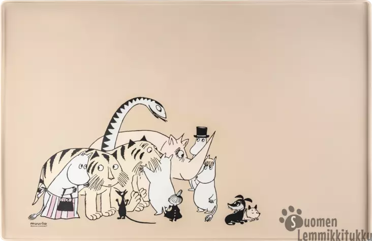 Silikonialusta, beige 60x40cm - Koiran ruokakupit - 42133 - 1