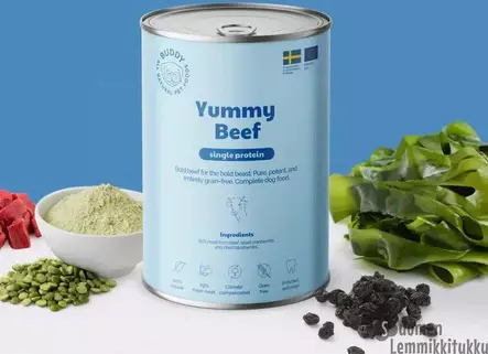 Buddy Yummy Beef (nauta) 400g - Koiran märkäruoka - 42334 - 1