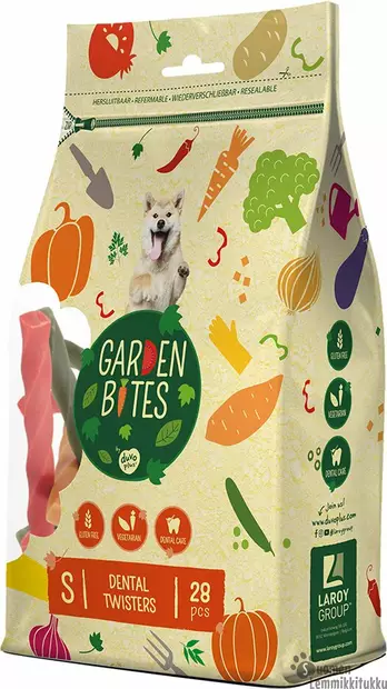 Duvo+ Garden Bites, Dental Twisters Mix Koko S - Koiran hampaidenhoito - 38514 - 1