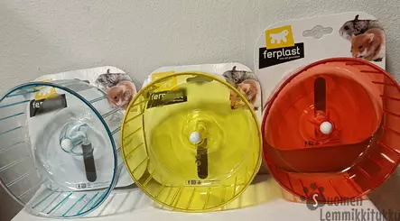 Ferplast Juoksupyörä Ø14.5x9.8cm - Kanin/jyrsijän juoksupyörät, aktivointi - 41064 - 1