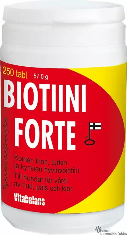 Vitabalans Biotiini Forte - Koiran lisäravinteet ja öljyt - 37624 - 1