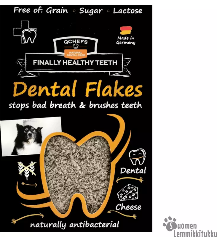 Qchefs Dental Flakes 90g - Koiran hampaidenhoito - 40994 - 1