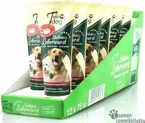 Tubidog Herkkupate Pekoni maksa 75g - Pehmeät makupalat koiralle - 41934 - 1