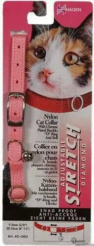 Kissan kaulapanta Diamant kulkusella ja timanttirenkaalla - Kissan pannat - 39664 - 1