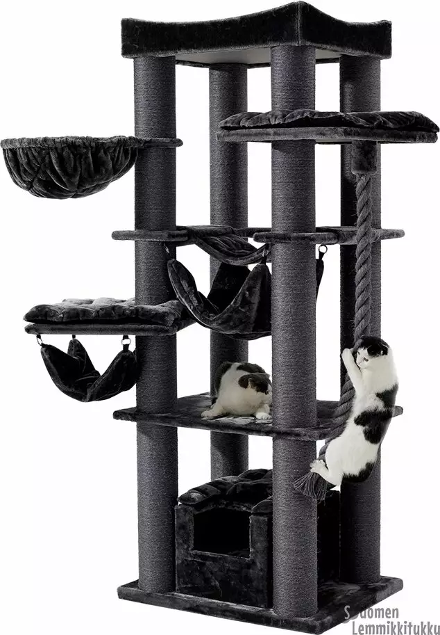 Kissan raapimapuu Rubi, tummanharmaa - Kissan raapimapuut - 40004 - 1