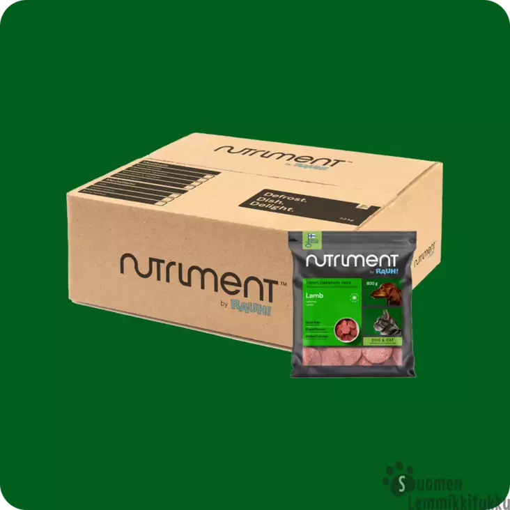 Nutriment by rauh Lammas 7,2kg - Koiran raakaruoka - 42554 - 1