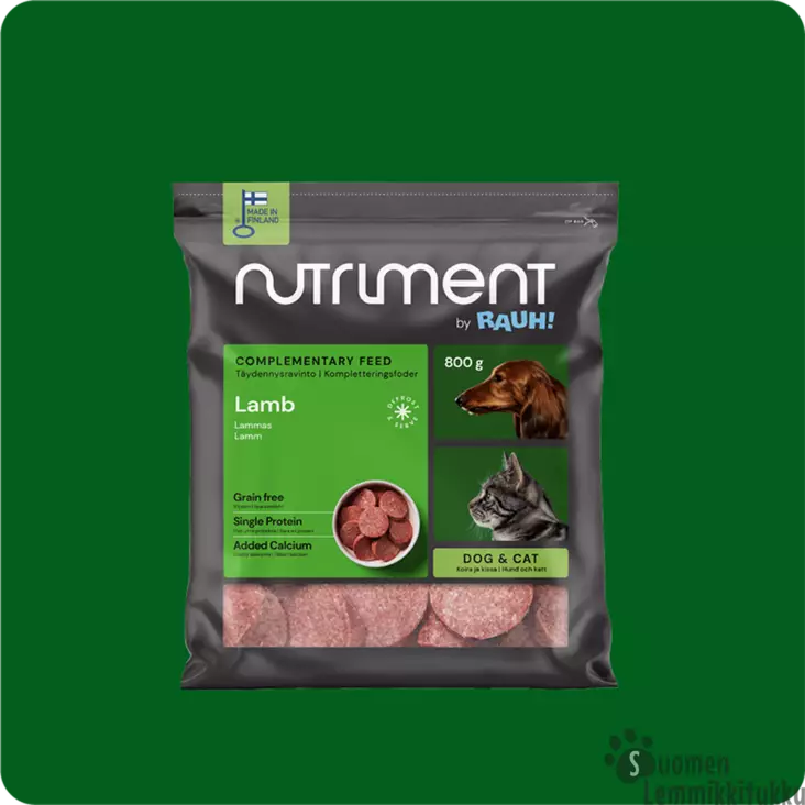 Nutriment By Rauh Lammas 800 g - Koiran raakaruoka - 42364 - 1
