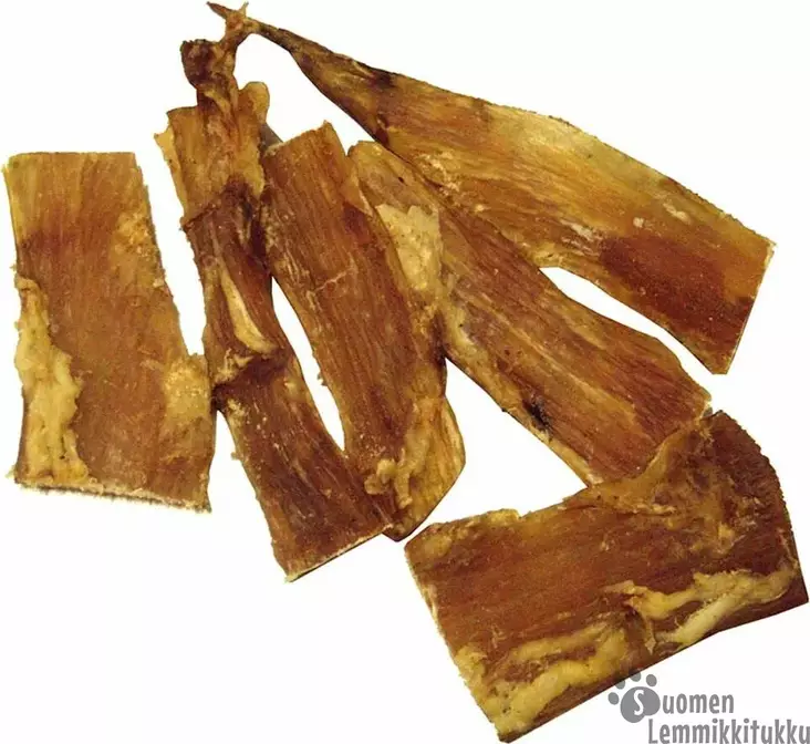 Naudan niskajänne, pieni 1kg pakkaus - Kuivatut ruhon osat koiralle - 42684 - 1