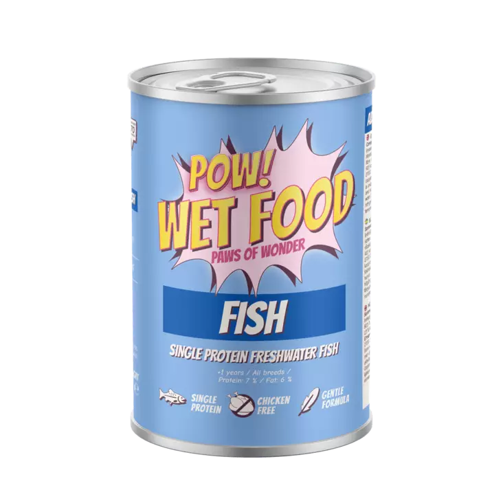 POW! Adult Fish säilyke 400g - Koiran märkäruoka - 43014 - 1