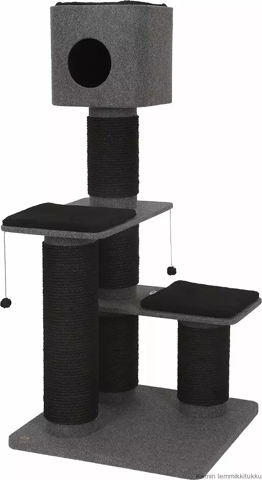 Raapimapuu comfort plus Obsidian, harmaa - Kissan raapimapuut - 37244 - 1