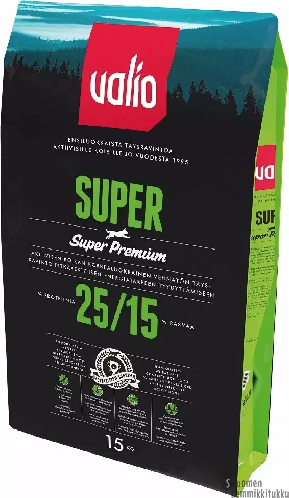 Super koiranruoka 15kg lavatilaus 45 säkkiä - Kuivaruoka normaaliaktiiviselle koiralle - 39814 - 1