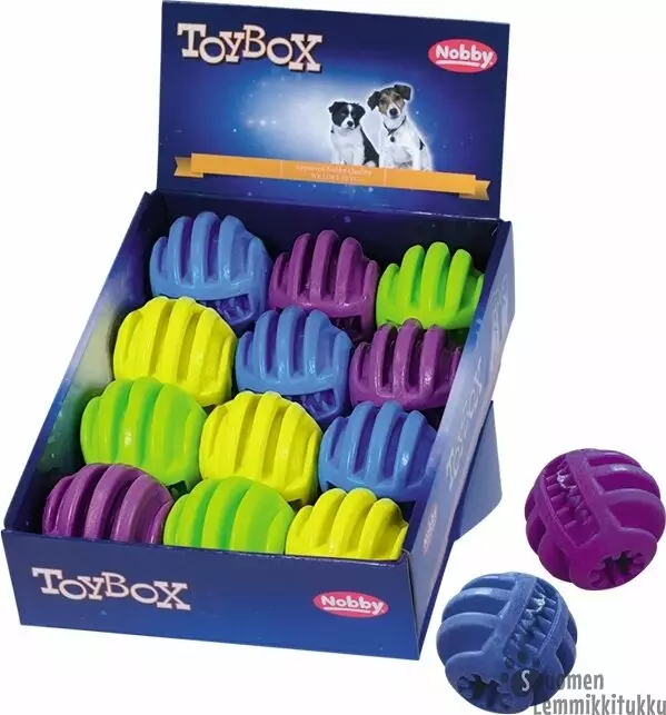 TPR pehmopallo, keltainen - Koiran pallot ja heittolelut - 40074 - 1