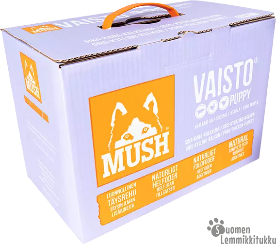 Vaisto Puppy vaaleanliila sika-kalkkuna-kana 10kg - Koiran raakaruoka - 40444 - 1