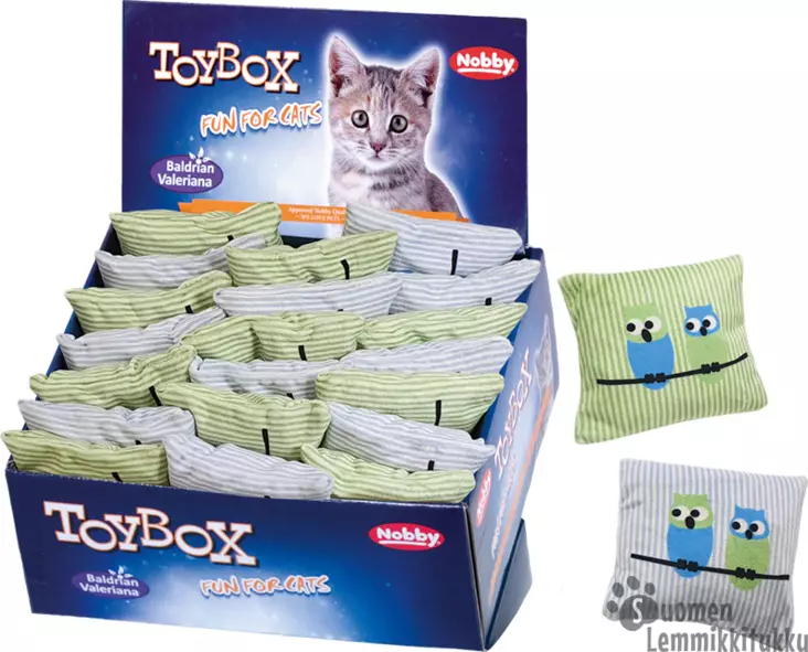 Nobby Valeriaanatyyny Pöllö - Kissan pehmolelut - 40434 - 1