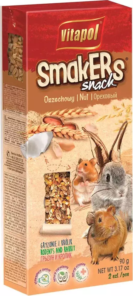 Vitapol Smakers Snacks herkkutikku 90g - Kanin ja jyrsijän herkut - 40824 - 1