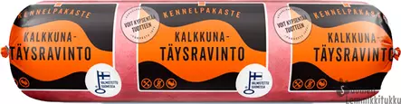 Kennelpakaste Kalkkuna täysravinto 800g - Koiran raakaruoka - 42665 - 1