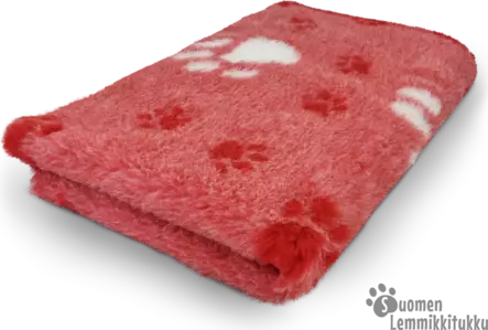 Makuualusta, punainen tassuilla - Koiran pedit - 42045 - 1