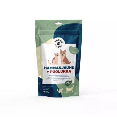 Tassufoods Hammasjauhe + puolukka 90g - Koiran hampaidenhoito - 43065 - 1