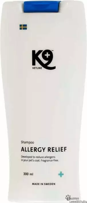 Allergy Relief Shampoo vähentää allergeeneja koiran turkista 300ml - Koiran shampoot - 42635 - 1