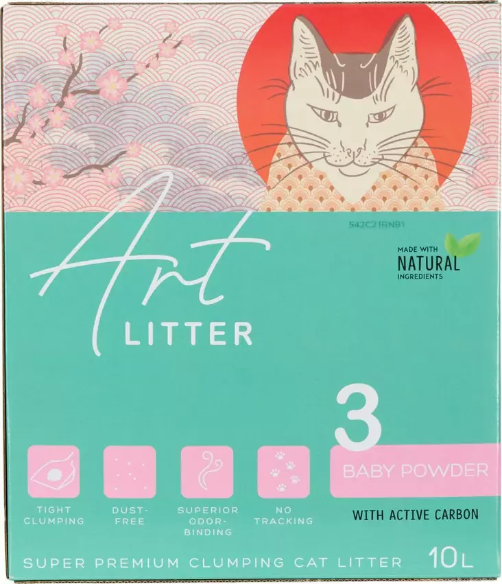 ArtLitter Baby Powder 10L - Kissan hiekat - 42905 - 1