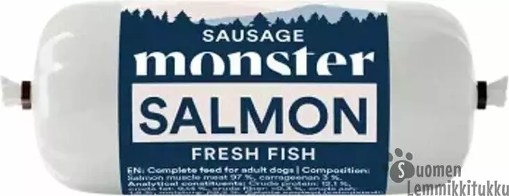 Dog Sausage Salmon, lohi - treenimakkara 200g - Treenimakkarat koiralle - 42655 - 1