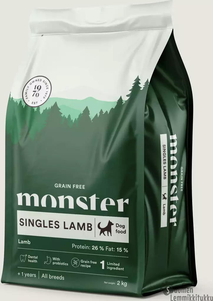 Grain Free Singles Lamb/lammas 12kg - Koiran kuivaruoka - 40935 - 1