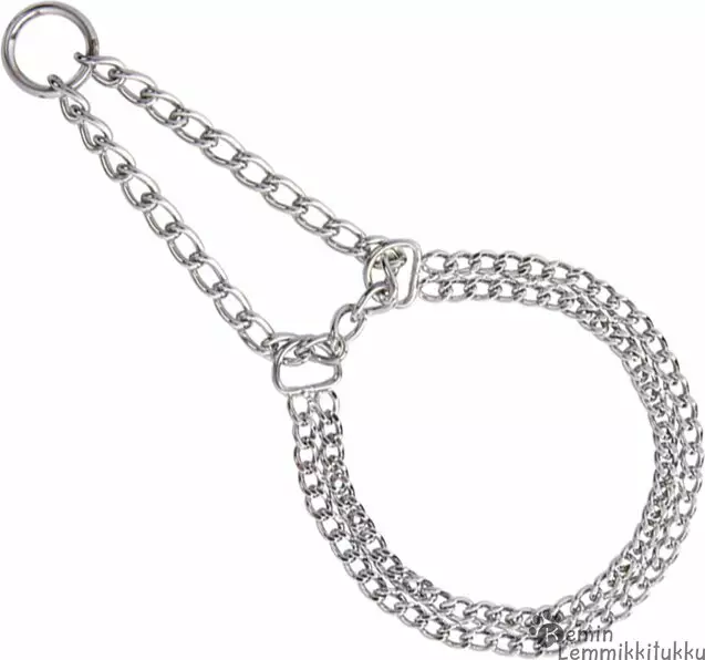 Kaksirivinen puolikiristävä ketjukaulain - Koiran Ketjukaulaimet - 38055 - 1