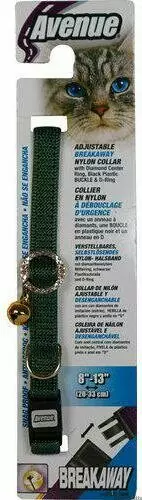 Kissan kaulapanta Diamant kulkusella ja timanttirenkaalla - Kissan pannat - 39665 - 1