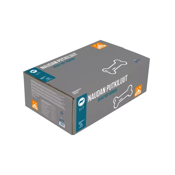 Mush Naudan putkiluut 3kg - Mush raakaruoka - 37305 - 1