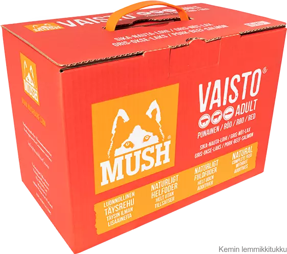 Mush Vaisto punainen 10kg, ennakkotilaustuote - Mush raakaruoka - 37385 - 1