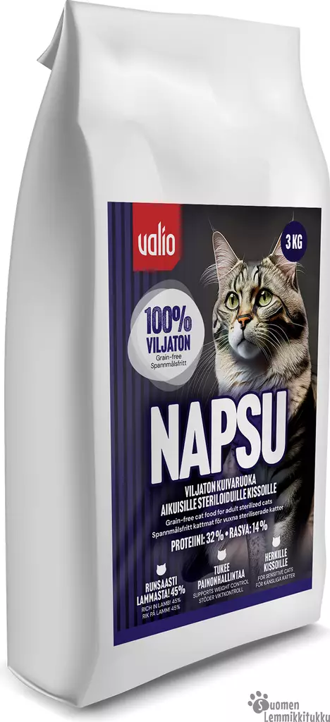 Valio Napsu kissanruoka 3kg - Kissan kuivaruoka - 41965 - 1