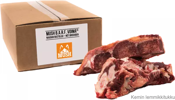 Mush Naudan rustoluu 3 kg - Koiran raakaruoka - 37335 - 1