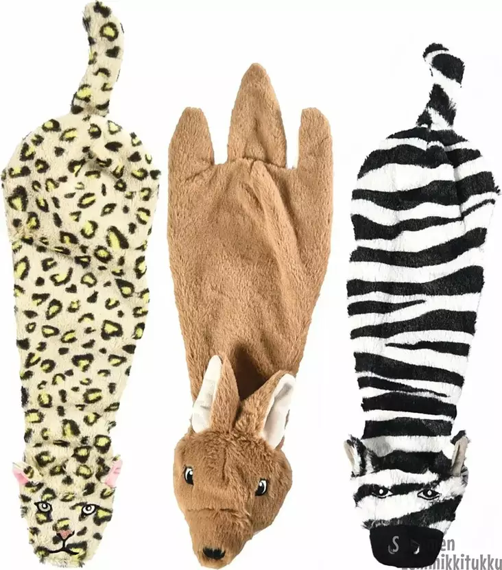 Only4Dogs Africa -pehmolelu 17 x 54 cm - Koiran täytteettömät ja litteät lelut - 42615 - 1