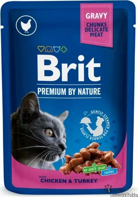 Premium Turskaa kastikkeessa kissoille 100gg - Kissan märkäruoka - 42725 - 1