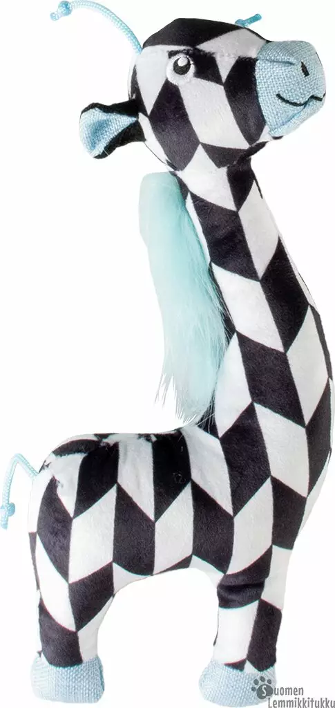 Duvo+ Retrokirahvi musta-valkoinen - Koiran pehmolelut - 42105 - 1