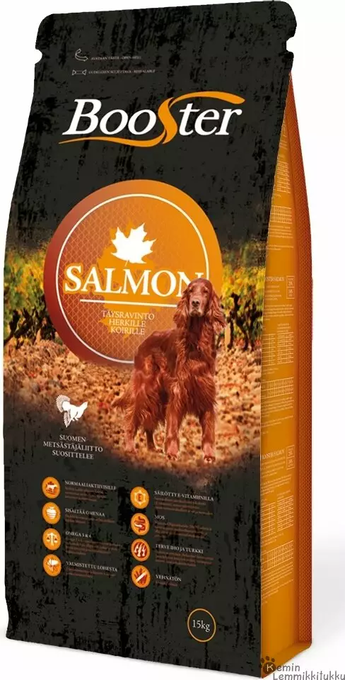 Booster Salmon - Kuivaruoka normaaliaktiiviselle koiralle - 38625 - 1