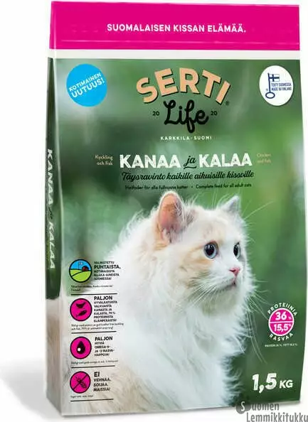 SertiLife kissanruoka - Kissan kuivaruoka - 39645 - 1