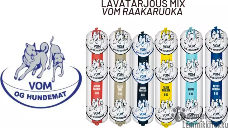 Vom Mix 6kg sekalavatilaus kotiin toimitettuna - Vom raakaruoka - 41475 - 1