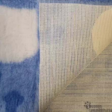 Vetbed Sininen sydämillä 100x150cm - Koiran makuualustat ja viltit - 42366 - 2