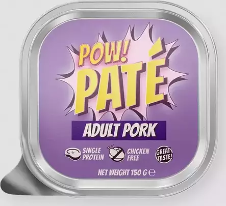 Pow! Pate Adult pork 150g - Koiran märkäruoka - 43096 - 1