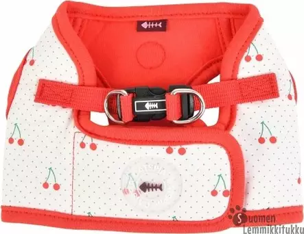 Takkivaljaat Cerise B, punainen - Kissan valjaat - 42176 - 2