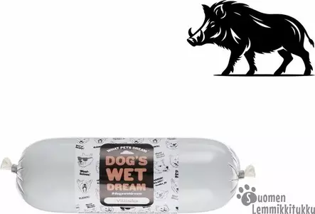 Dog´s Wet Dream Villisikamakkara 400g - Pehmeät makupalat koiralle - 42696 - 1