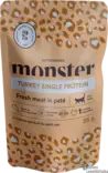 Monster Cat single Turkey pate 8 x 85g - Kissan märkäruoka - 40196 - 1